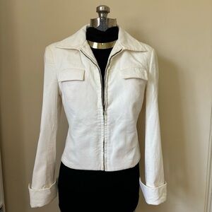 Vintage Richard Tyler Y2K off-white corduroy blazer/jacket